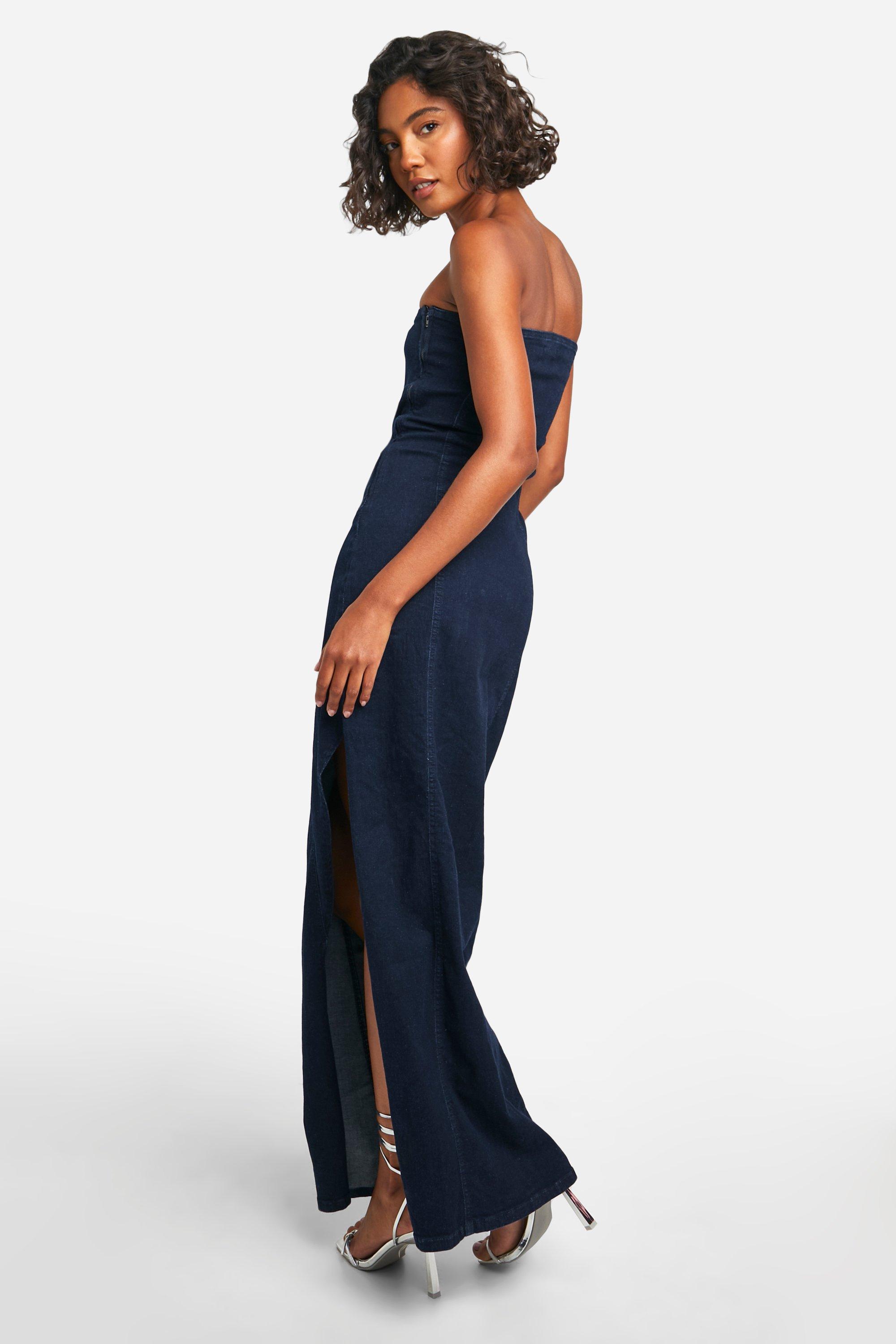 Robe longue echancree jambe discount